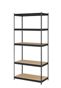 Allusa Storage Rack Black - Storage Racks from MoliveRacks.com